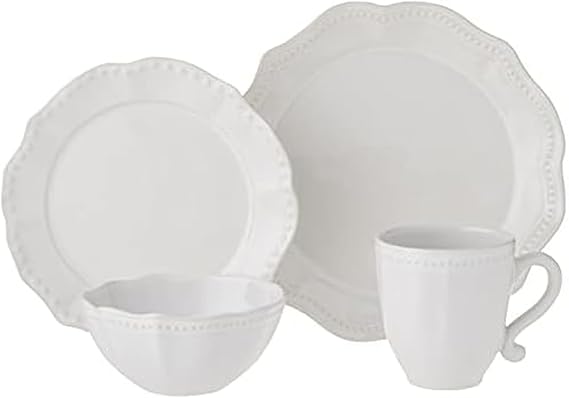 Mikasa Alyse 4 Piece Placesetting, White