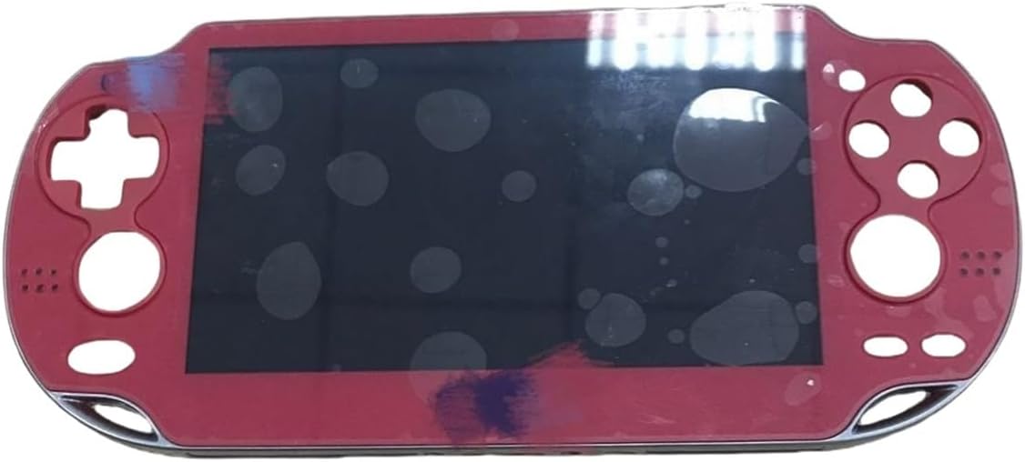 OLED LCD Display Screen with Touch Assembly, Frame for PSVita, for PS for Vita 1000,100x for PS for Vita 11xx Red