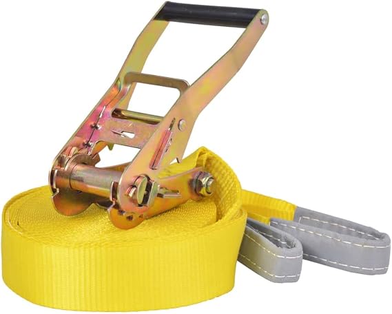 vidaXL Slackline 15 m x 50 mm 150 kg Yellow