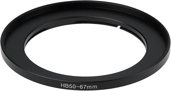SG Store B50-67mm Filter Adapter Ring Aluminum Compatible with Hasselblad B50 Bay Mount to 67mm Filter Thread For CPL UV ND Black
