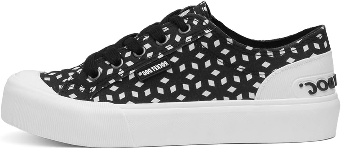 Rocket Dog Jazzin Plus Womens Black Canvas Shoe