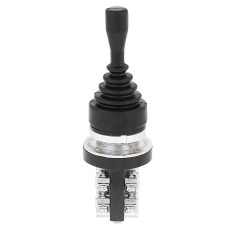 Spring Return Momentary Joystick Switch 4NO XD2PA12 Replacement for HKAI-41Z04 with Water for Industrial Control, Easy Mounting for Engineers