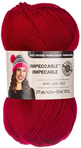 Loops & Threads Impeccable Yarn 4.5 oz. One Ball - Claret