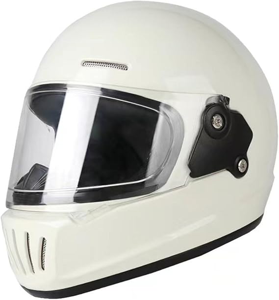Full Face Integrated Motorcycle Helmet DOTECE Approved Motorbike Helmet Racing Crash Karting Helmets For Adults Men Women With Sun Visor Modular Motocross Racing Helmets