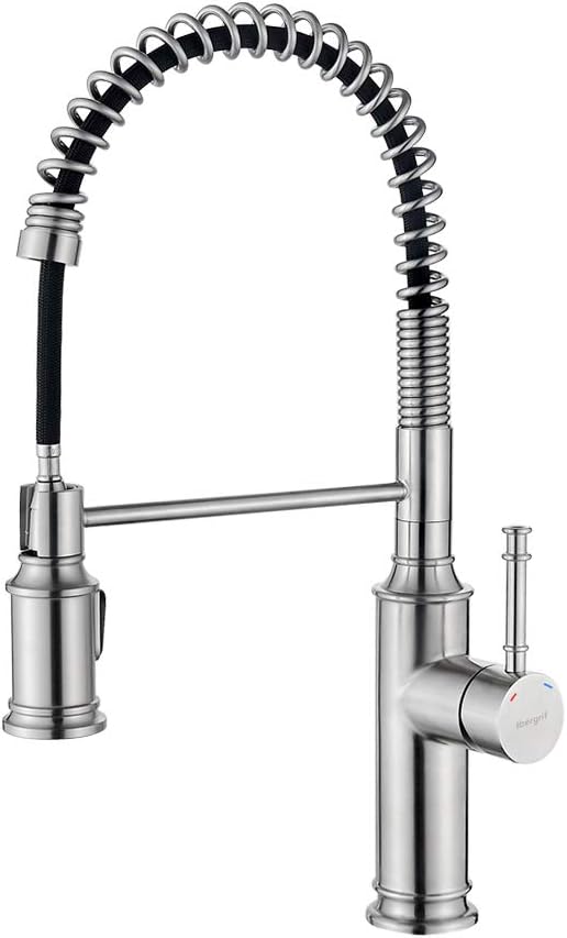 Ibergrif Pull-Out Kitchen Mixer tap with Hand Shower