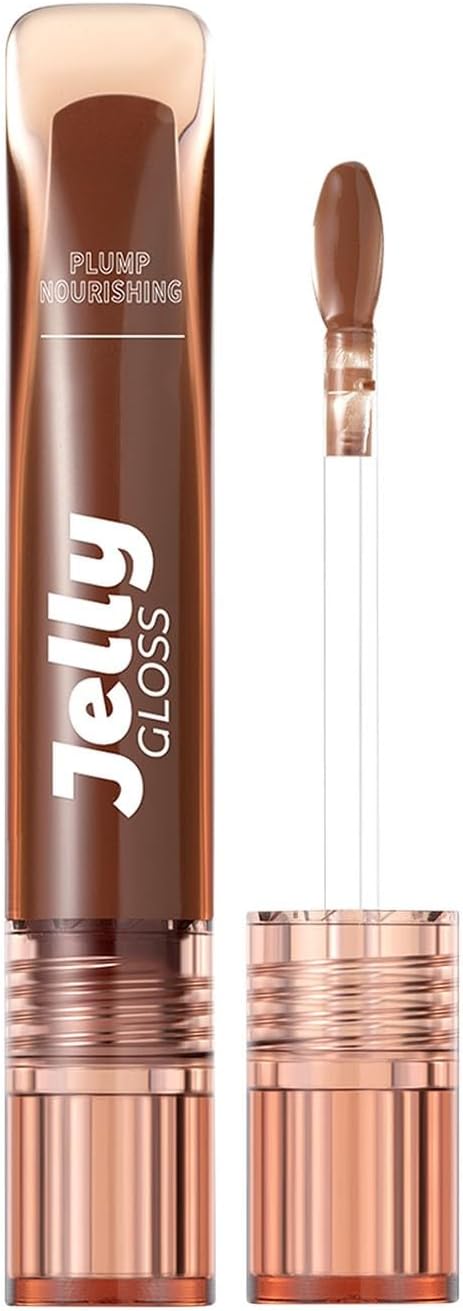 Peptide Infused Jelly Gloss, Summer Lip Balm, Full-Bodied, Smoothing, and Hyper-Glossy Shine, Plumping Glossy Finish Non-Sticky, Long lasting Moisture for Dry Lips (C)