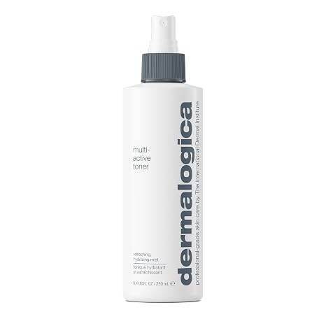 Dermalogica Multi-Active Toner 250ml - Preps Hydrates and Refreshes The Skin Ultra-Light Facial Toner Hydrates Primes Refreshes & Smooths The Skin Post-Cleansing for Daily Hydration