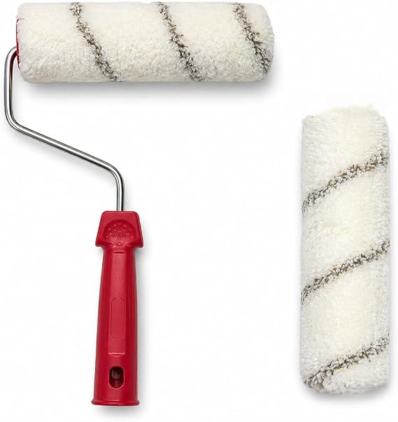 Orret Home 20 cm Boya Rulosu ve Yedek Rulo Seti Profesyonel Boya Badana Rulosu Duvar Boyama Rulosu Tüy Bırakmaz Rulo Fırça Seti (ASORTİ RENK)