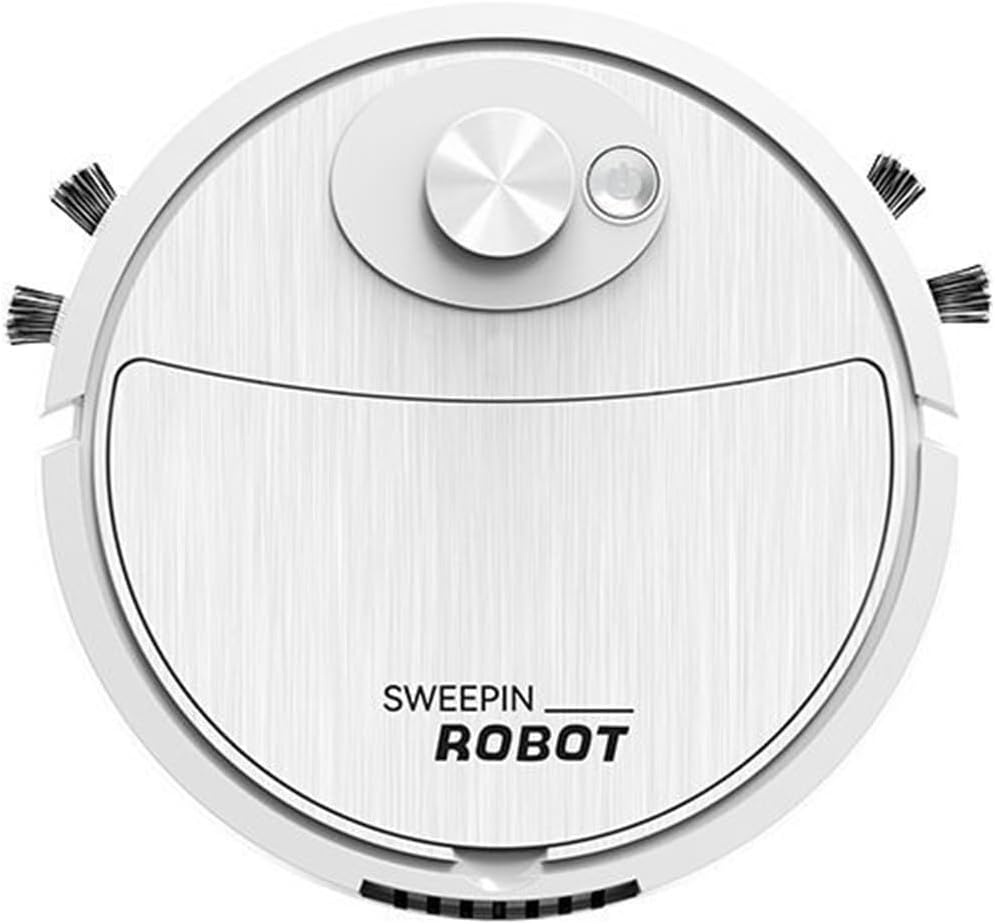 Robot Vacuum Cleaner Sweeping Robot Automatic Vacuum Robot Ultra Slim Quiet Cleans Hard Floors To Medium Pile Carpets Integral Memory Multiple Cleaning Modes 2er Herd White, One Size