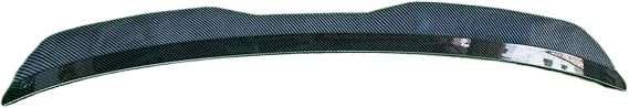 Rear Splitter For Clio 4 MK4 RS Carbon Color Roof Spoiler ABS Plastic Glossy Black Rear Spoiler Car Wing(Gloosy Black)