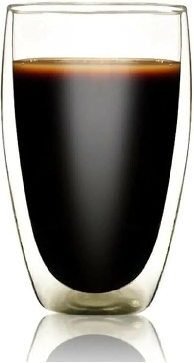 Mithra Life 500ML Çift Cidarlı Isı Yalıtımlı Cam Şeffaf Kupa Bardak MIT1205