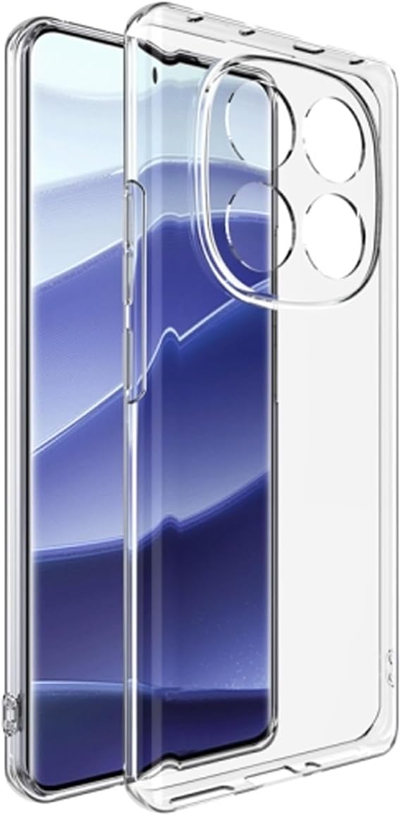 Microcase Xiaomi Poco X7 / Redmi Turbo 4 5G ile Uyumlu Slim Serisi Soft TPU Silikon Kılıf - Şeffaf AL3324