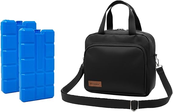 Microcase 2in1 Set Tek Kişilik Termal Çantası 6 LT + 2 Adet 400 ML Soğutucu Buz Kasedi AL5431