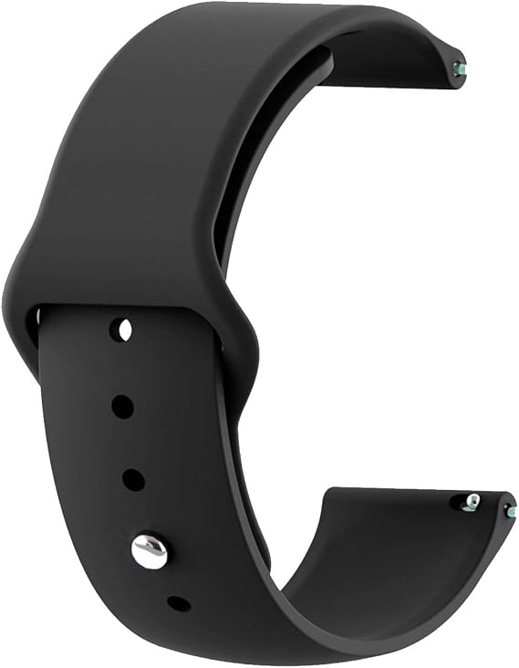 Microsonic Amazfit Active Silicone Sport Band (Amazfit Active ile Uyumlu Kordon, Akıllı Saat Kayışı)