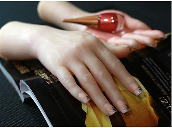 Fake Hands, Silicone Life Size Hand Realistic Sexy Silicone Mannequin Hand Model Custom 1 Pair Soft Silicone Lifesize Female Hand