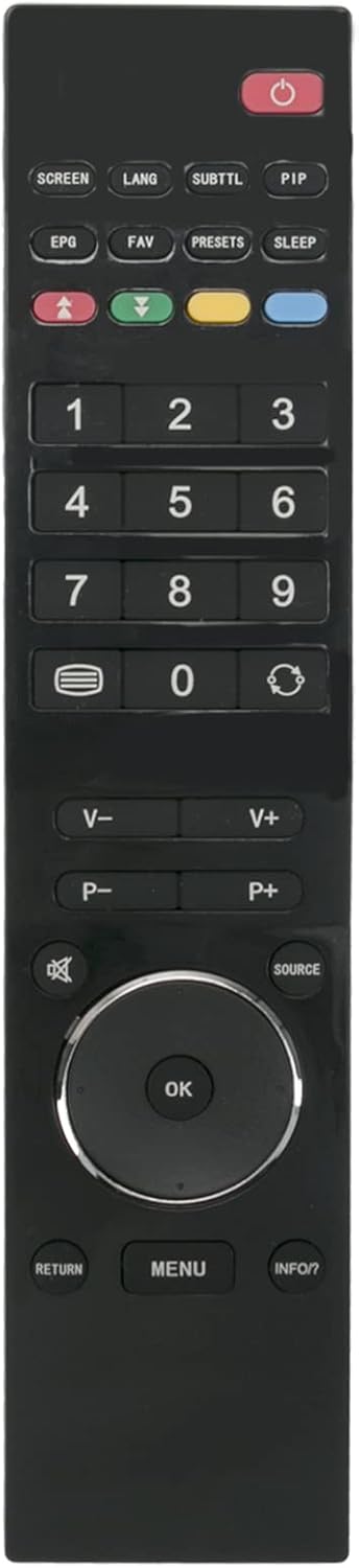 VINABTY RC3920 Replacement Universal Remote Control Compatible with SANYOSharpHyundai and TECHWOO TV LLF22806 HLF-2288 LLF19826UMP2HL LC40CT2E LC42CT2E LC32CT2E LC37CT2E JL26LED CE46FH83-B