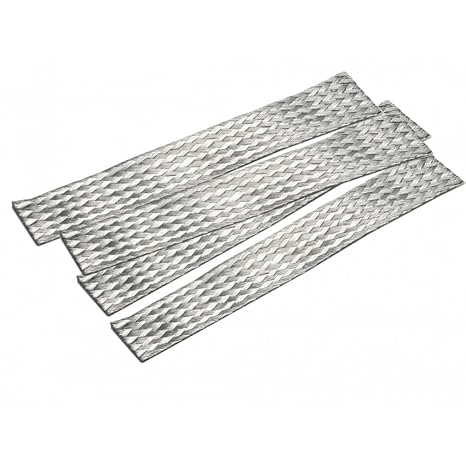 Flat Super-Flexible Tin Plated Copper Braid Size 1mm² - 3mm x 1mm 0.2 wire 15amp (5)