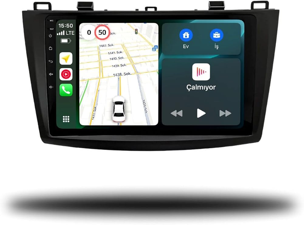 MarTechno Android Multimedya 6GB RAM 128GB Hafıza Mazda 3 2010-2013 ile uyumlu