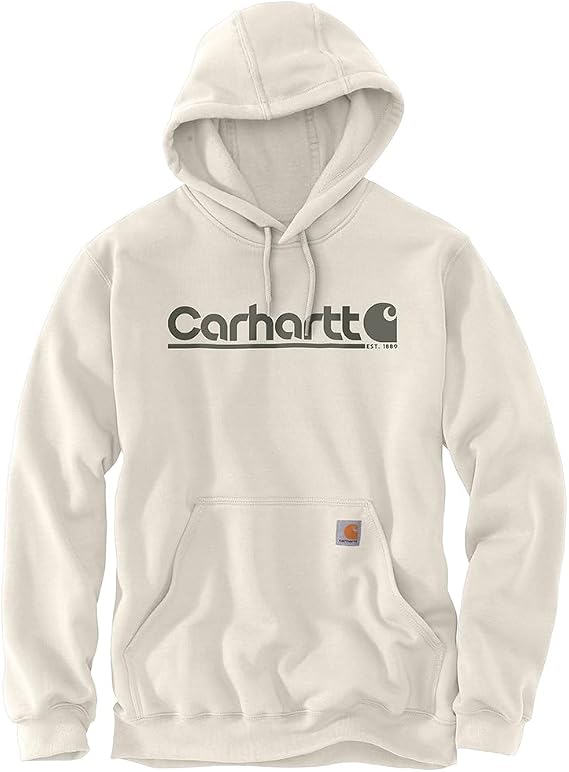 Carhartt メンズ Rain Defender® ルーズフィット ミッドウェイト ロゴ グラフィック スウェットシャツ