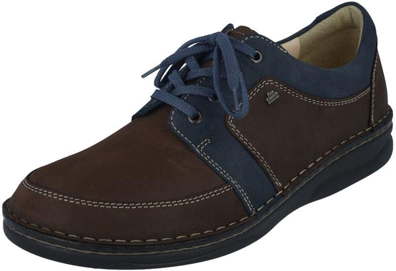 Finn Comfort Norwich Men's Comfort Shoes, Brown, Leather (Cherokee/Buggy)