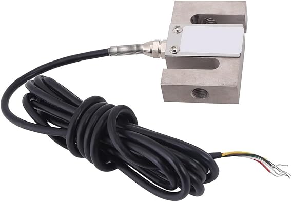 Ludom S-type Weight Sensor, Portable 100kg High-Precision Load Cell Pressure Force Weighing Sensor Module for Industrial Scales and Precision Measurement