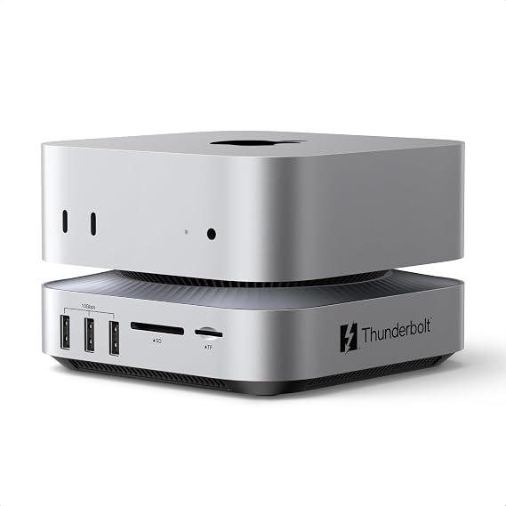 UGREEN Maxidok 10-in-1 Thunderbolt 5 Mac Mini Dock, 8TB NVMe SSD Slot