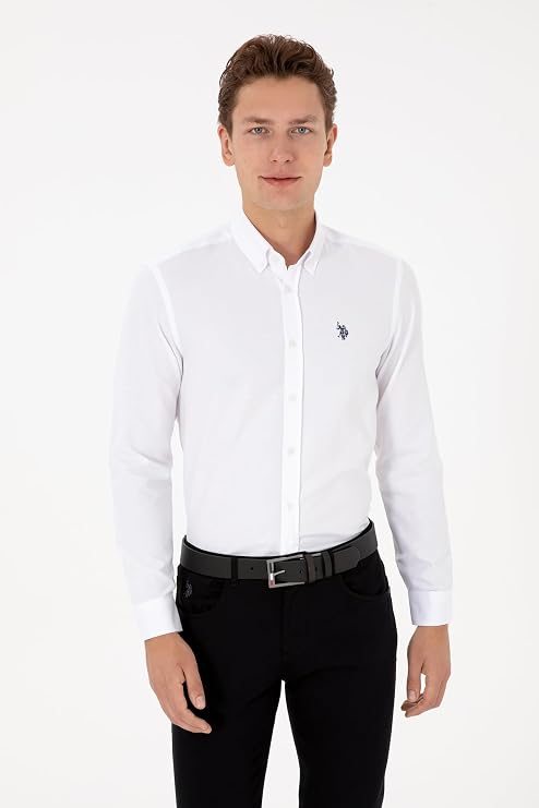 U.S. Polo Assn. Erkek Lacivert Gömlek Basic 50316723-VR033