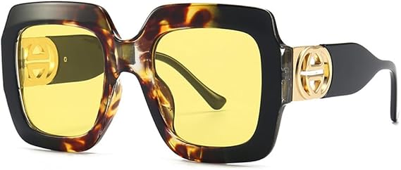 Retro Polygon Sunglasses Women's Colour Gradient Glasses Shades UV400 Men's Rivets Sunglasses