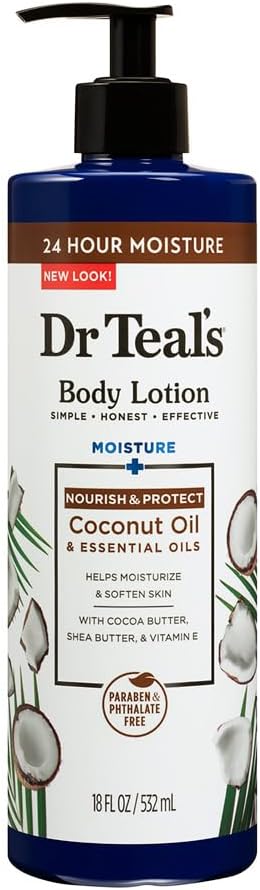 DR.Teal's Besleyici Hindistan Cevizi Yağı Vücut Losyonu 532ML