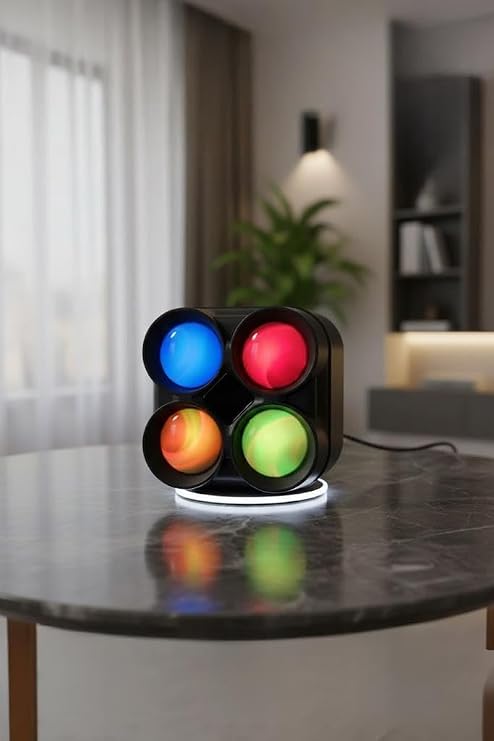 Bluetooth Speaker Kablosuz Hoparlör Led Işıklı 5 Watt USB Girişli Şarjlı Hoparlör GTS-1835 Siyah