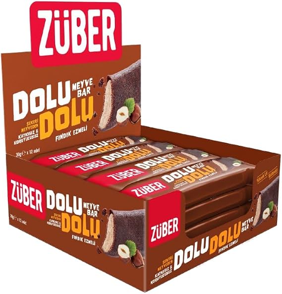 Dolu Dolu Meyve Bar Fındık Ezmeli 30g x 12 Adet