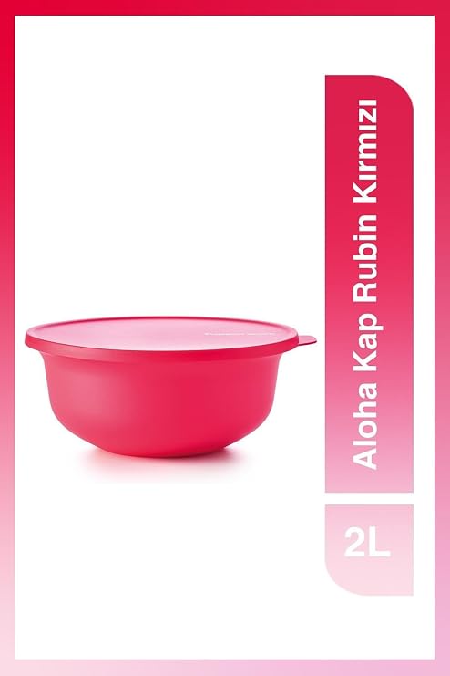 Tupperware Tupperware Aloha Meyve Ve Sebze Saklama Kabı Rubin Kırmızı 2 Lt