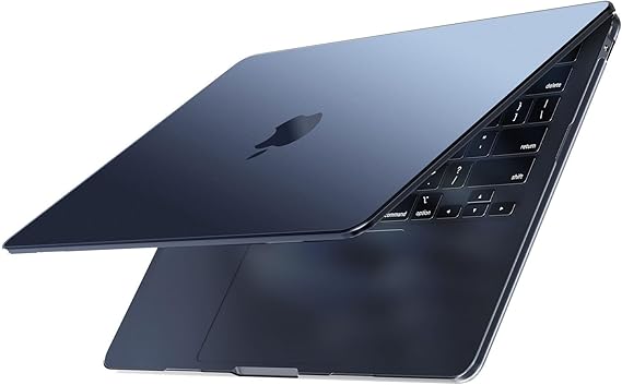 EooCoo for MacBook Air 13 inch Case M5 M4 M3 M2 [100% Match] Frost Midnight