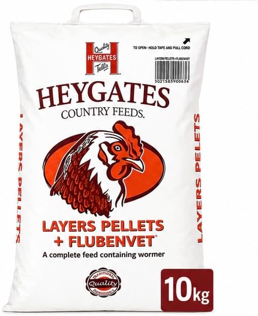 Heygates Layer Pellets + Flubenvet Value Buy 10kg