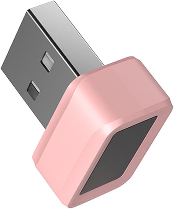 Secure USB Fingerprint Reader USB 360 Degree Recognition in 0.05 Seconds for Windows 11 / 10 Hello Laptop and Desktop Window Hello Fingerprint Scanner