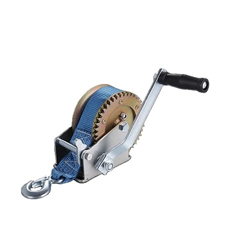 Winch, Hand Winch 1000lbs Portable Light Duty Small Manual Boat for ATV UTV Marine