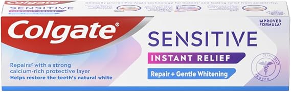 Colgate Sensitive Instant Relief Whitening Toothpaste 75ml