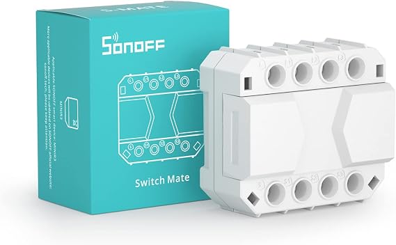 SONOFF S-Mate Smart Switch Mate, Wi-Fi switch Mate, works with MINIR3 smart light switch, has no neutral conductor solution