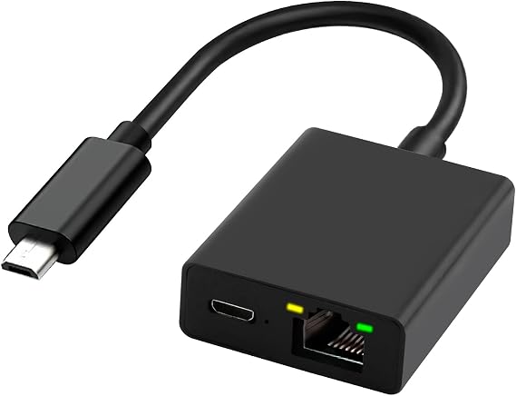 Ethernet Adapter for Fire TV Stick Up to 100 Mbps