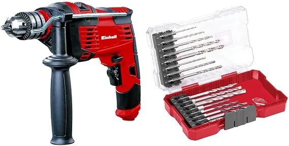 Einhell TC-ID 1000 E, Darbeli Matkap + Einhell Delici uç seti 16 parça M-CASE kutu