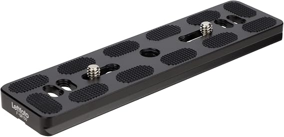 Quick Release Plate,150mm Universal Camera QR Plate,Quick Shoe Plates with Two 1/4" Screw Fits Arca Swiss Standard Clamp for DSLR Camera Tripod Ballhead