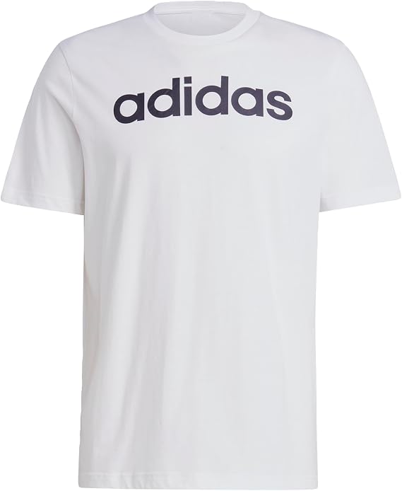 adidas Essentials - Linear Embroidered Logo Jersey T-Shirt for Men