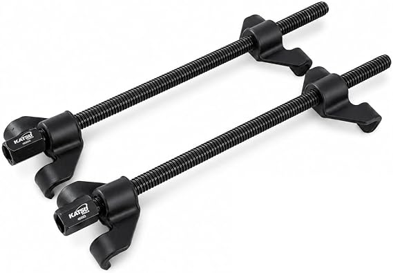 KATSU Tools 2 Pack Coil Spring Compressor 370mm, Heavy Duty Forged Steel