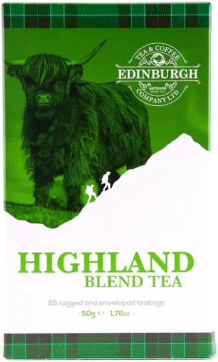 String & Tag Envelope Scottish Teabags Edinburgh Tea & Coffee Company (Highland Blend)