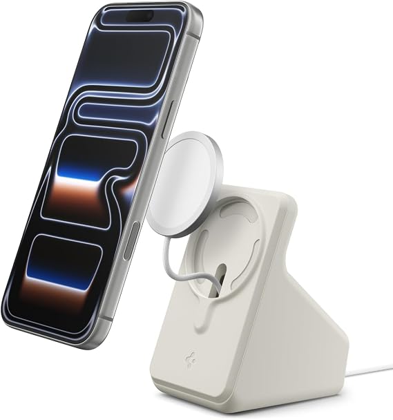Spigen MagFit Stand MagSafe Charging Station for MagSafe Charger 25 W (2025