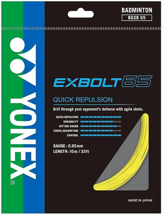 YONEX BG Exbolt 65 Badminton String