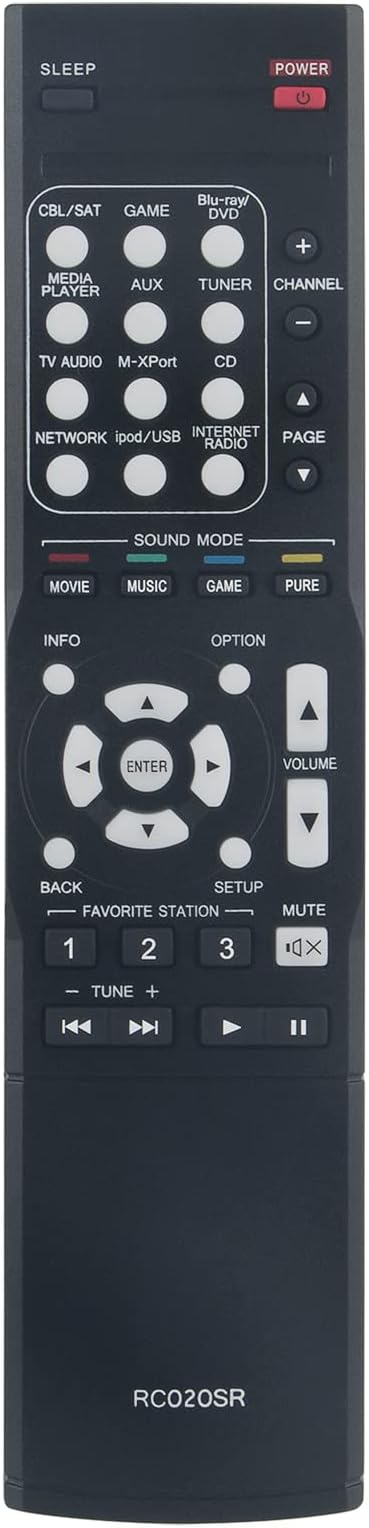 VINABTY RC020SR Replacement Remote Control fit for Marantz AV Amplifier