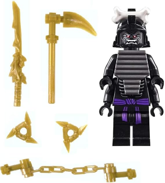 LEGO Ninjago: Lord Garmadon 4 Arms and Gold Weapons