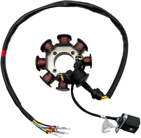 Motorcycle Magneto Stator Coil 8/12 Poles Motorcycle Stator Coil Generator Ignition For Zo&ngshen CBS300 ZS174MN-3 NB300 ZS174MN-5 Engine Accessories Parts