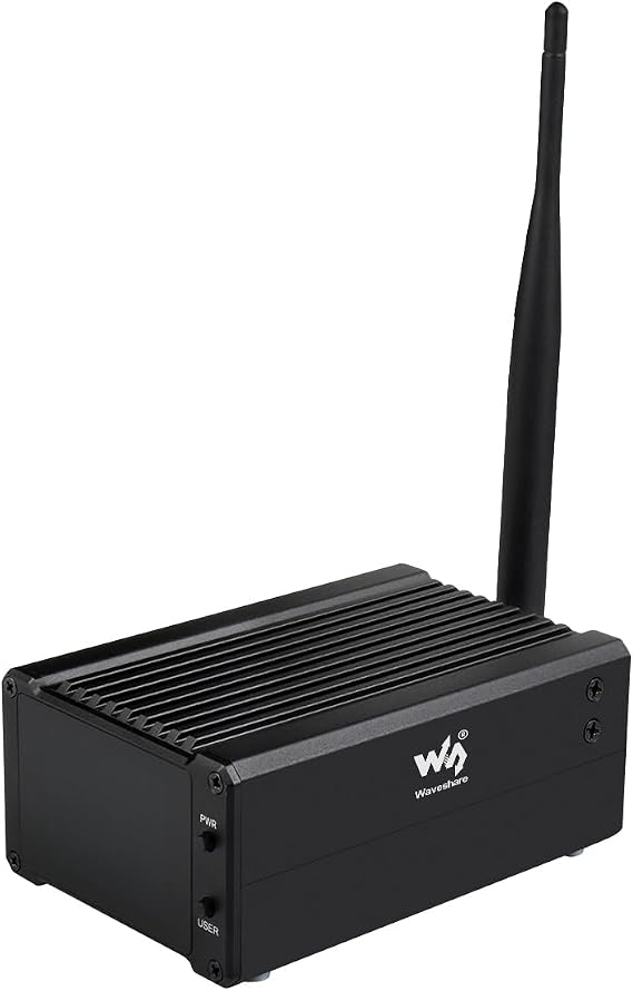 Waveshare Network Attached Storage(NAS) All-In-One Mini-Computer For Raspberry Pi Compute Module 4, Personal Network Storage Server